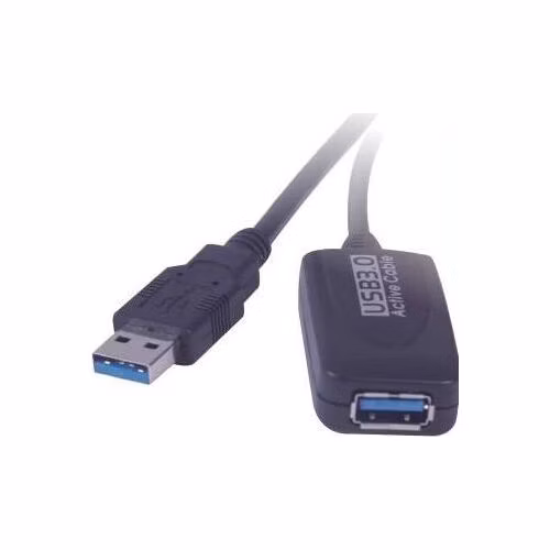 PremiumCord USB 3.0 opakovač a predlžovací kábel A/M-A/F 10 m