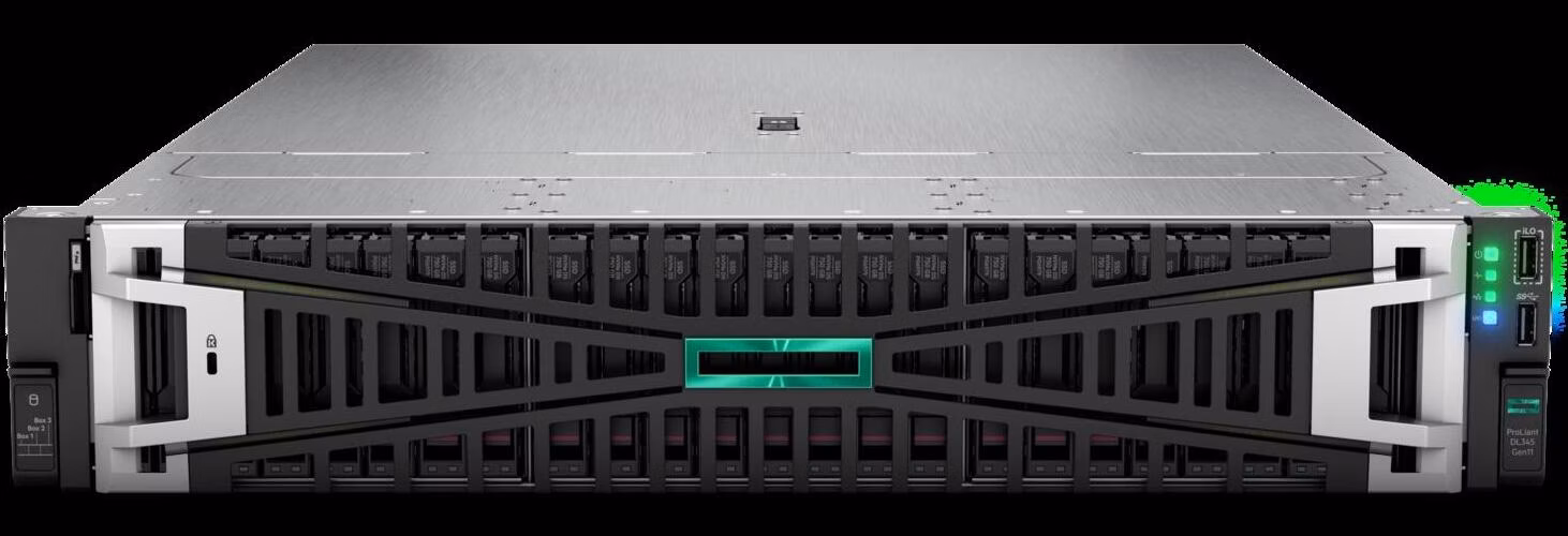 HPE PL DL345g11 AMD Epyc 9115 (2.6G/16C) 2x32G (P64985) 2x480G (P40497) 2x1000W MR416i-p 8SFF 4p1G Smart Choice