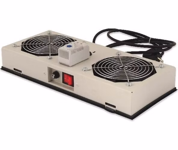Digitus Fan Module for IP55 Wall Mounting Cabinets 2 Fans, thermostat, switch, filtered 50x346x175 mm