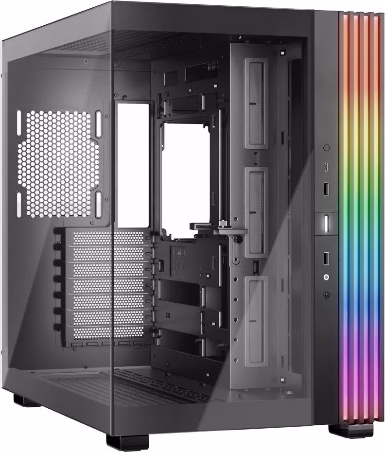 Be quiet! skříň LIGHT BASE 600DX / ATX / ARGB pásek / až 10 fan / 2xUSB / USB-C / panoramatická / černá