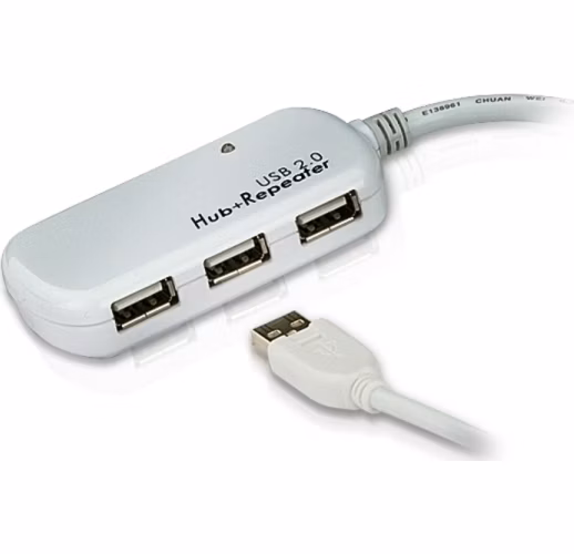 ATEN UE2120H USB 2.0 4-Port Hub with Extension Cable 12m