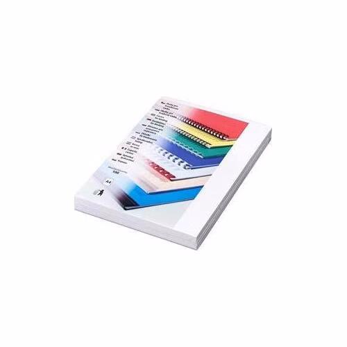 EUROSUPPLIES vazací desky (kryt) Delta/ formát A4/ bílý/ 100 pack
