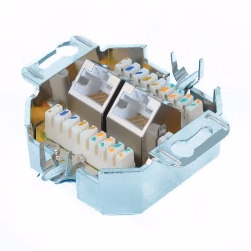 CNS Zásuvka Profi UTP 2 port, Cat6 pod om. biela