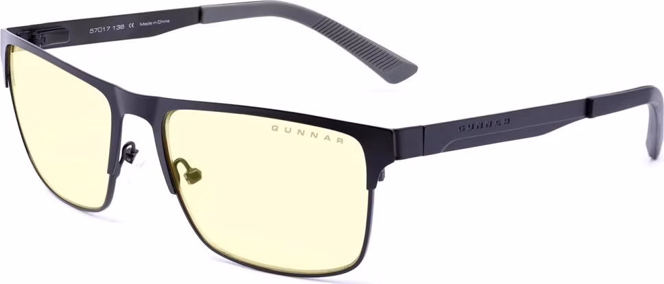 GUNNAR kancelářske/herní brýle PENDLETON SLATE * jantárová skla * BLF 65 * GUNNAR focus