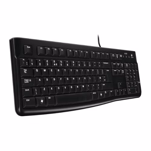 Logitech K120/Drôtová USB/SK-SK layout/Čierna