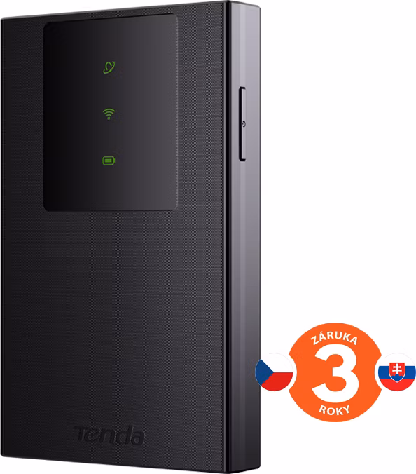 Tenda 4G180v4 4G LTE Mobile AX300 WiFi 6 batérie modem router, WPA3, USB-C, 2100 mAh, 8.5 hod.