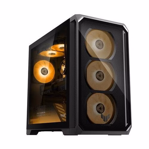 ASUS TUF T500 Tower - Ryzen 7 8700F/16GB/1TB SSD/RTX 5060Ti 8GB/600W/3y PUR/Bez OS/šedá