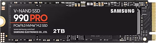SAMSUNG 990 PRO 2TB SSD / M.2 2280 / PCIe 4.0 4x NVMe / Interní