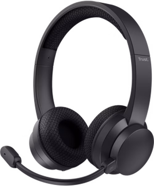 TRUST sluchátka s mikrofonem Ayda PC headset, Bluetooth, EKO Produkt, Noise-Cancelling