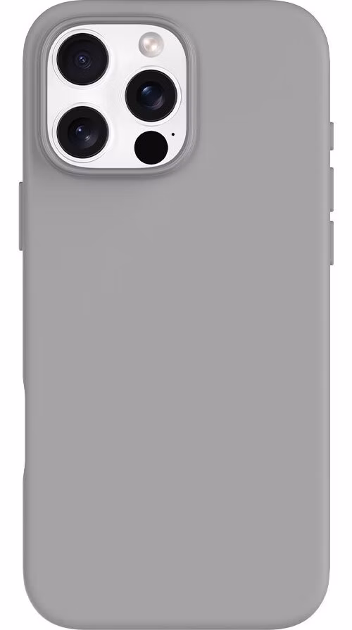 Devia kryt Nature Series Silicone Magnetic Case pre iPhone 16 Pro Max - Gray White