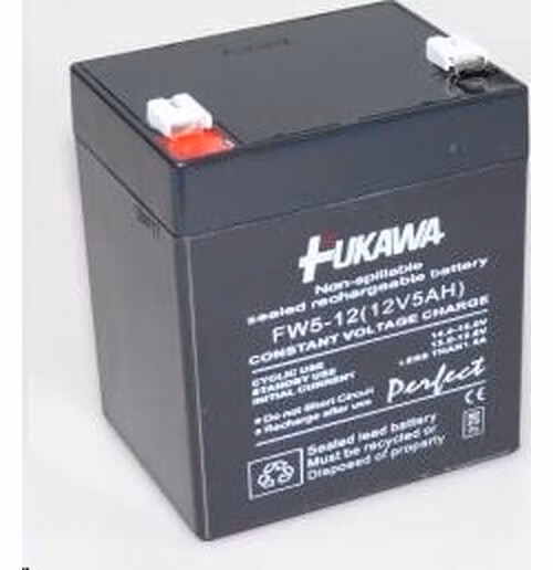 Batéria - FUKAWA FW 5-12 U (12V/5Ah - Faston 250), životnosť 5 rokov