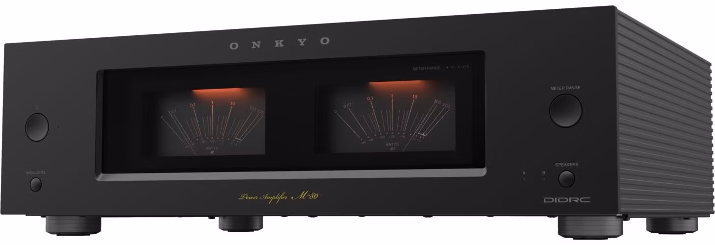 Onkyo Icon M-80 Hi-Fi výkonový stereo zosilňovač, čierny