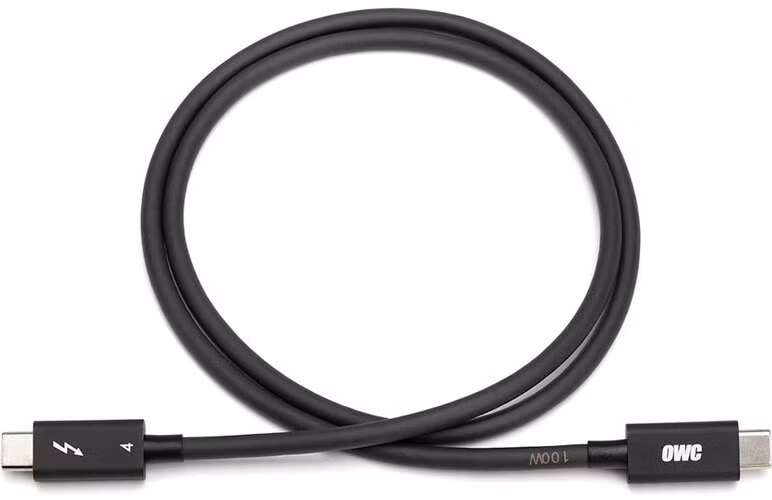 OWC kábel Thunderbolt 4 / USB-C Cable 0.7m - Black