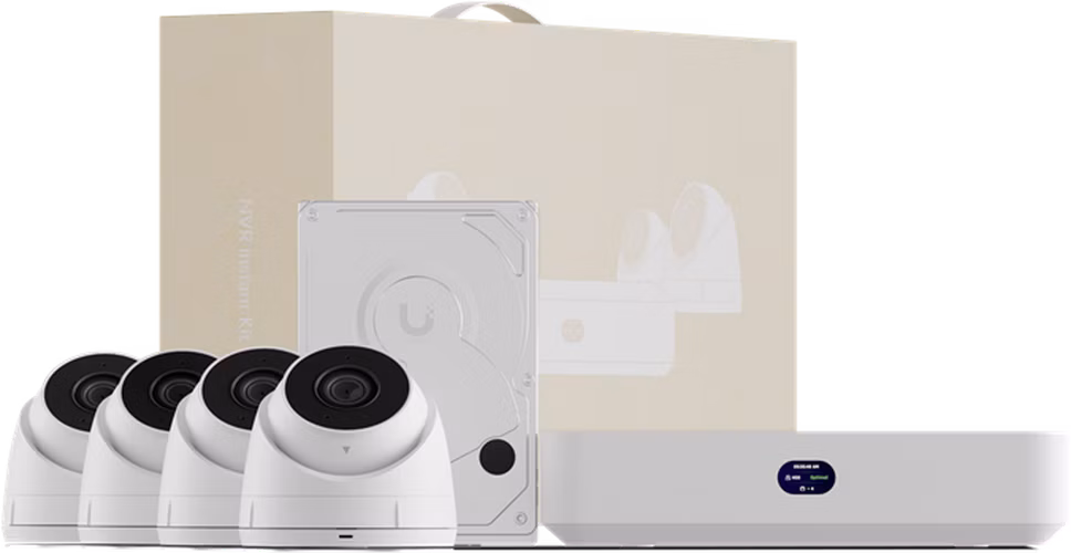 Ubiquiti UniFi Network Video Recorder Instant Kit - Sada 1x UniFi NVR Instant, 4x G5 Turret Ultra, 1x 3.5" HDD (1TB)