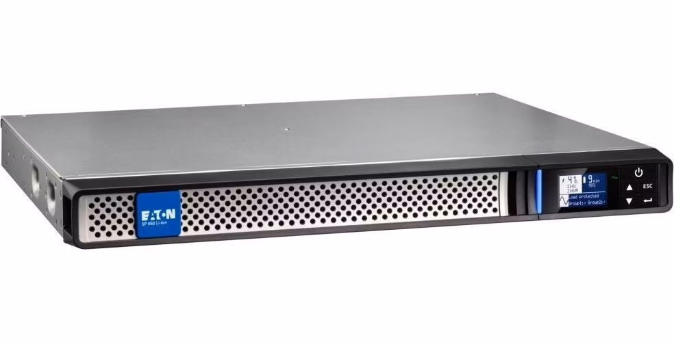 EATON UPS 5P 650i G2, 650VA, 1/1 fáze, rack 1U, Li-Ion baterie