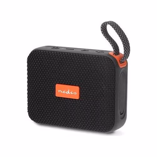 Nedis SPBT0526BK - Bluetooth® Reproduktor | 10 W | Mono | Home / Portable / Venkovní | Černá / Oranžová