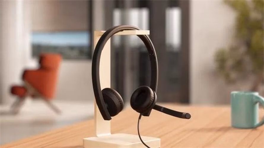 Logitech® H570e USB Headset Stereo (Teams version) headset - BLACK - USB-C