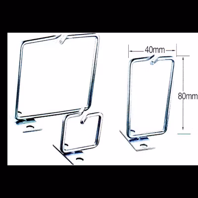Vyväzovací háčik 40x80 D1 kov ľavý fix, čelný gate
