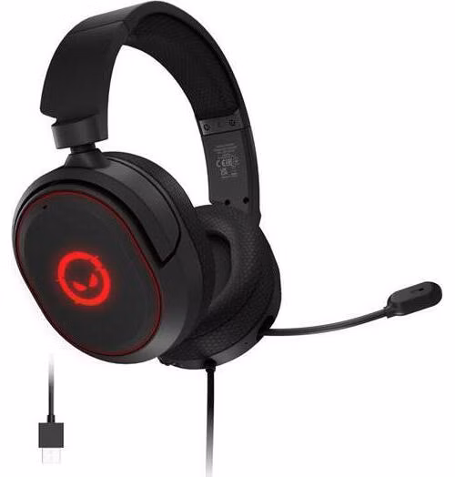 Lorgar Kaya 460, herný headset pre najvýkonnejších hráčov, USB-A, LED indikácia hovoru, čierny