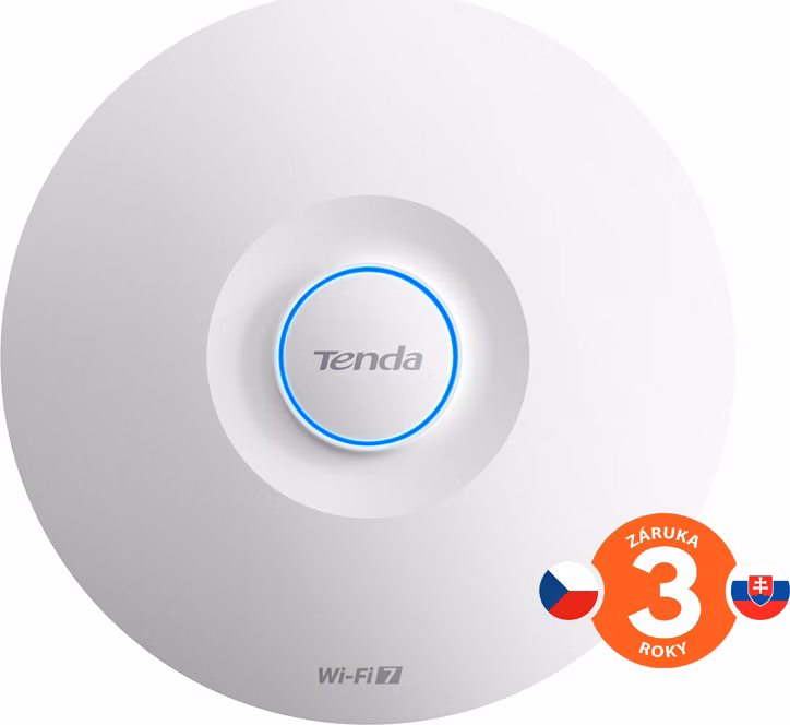 Tenda i36 WiFi 7 BE5010 AP 5010 Mb/s, 1x 2.5G LAN, GLAN, 11x SSID, VLAN, aktivní PoE, Fast roaming