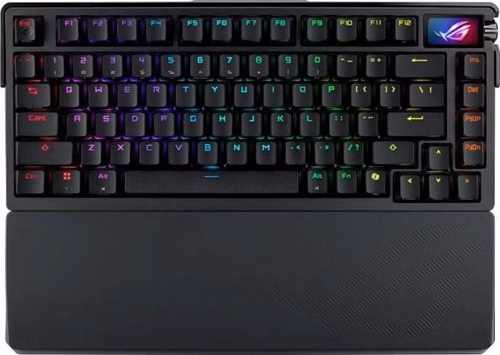 ASUS Klávesnice ROG Azoth Extreme, Mechanická, Bezdrátová BT, RF 2.4GHz, US, černá