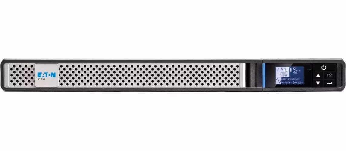 Eaton 5P 650i Rack1U, gen2, UPS 650VA / 520W, 4 zásuvky IEC C13, LCD, Netpack