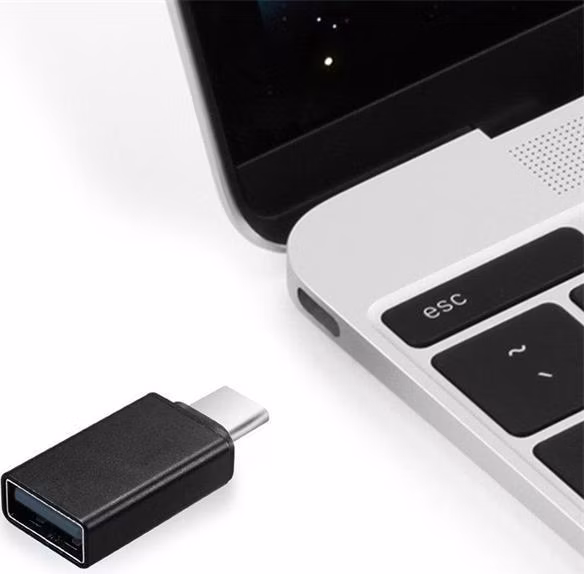 Gembird adaptér USB 2.0 (F) / USB-C (M)