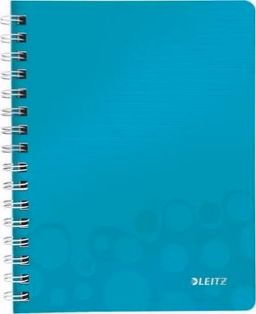 LEITZ Blok WOW A5, PP, linka, ledově modrá
