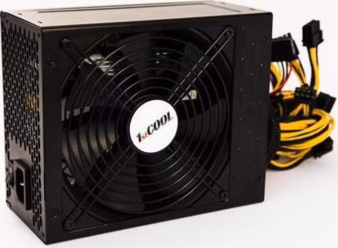 napájací zdroj 1stCOOL ATX 1600W MINER 1600, APFC, 90+, bez napájacieho kábla