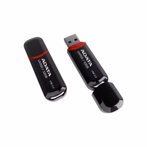 ADATA Flash disk 32GB UV150, USB 3.1 disk Dash Drive (R:90/W:20 MB/s) čierny