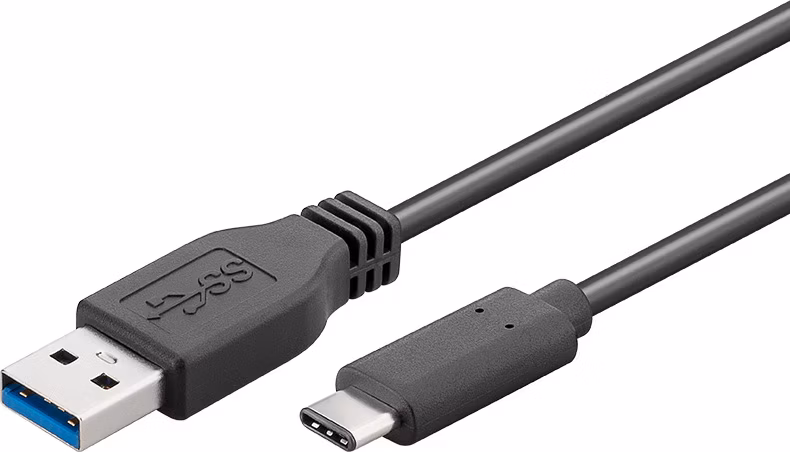 PremiumCord USB-C/male - USB 3.0 A/Male, čierny, 3m