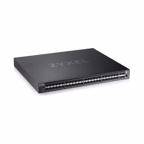 Zyxel XGS4600-52F L3 Managed Switch, 48 port Gig SFP, 4 dual pers. and 4x 10G SFP+, dual PSU