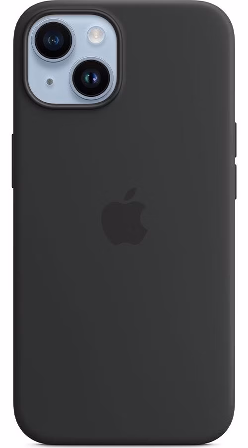 Apple iPhone 14 Silicone Case with MagSafe - Midnight *Poškodený obal*