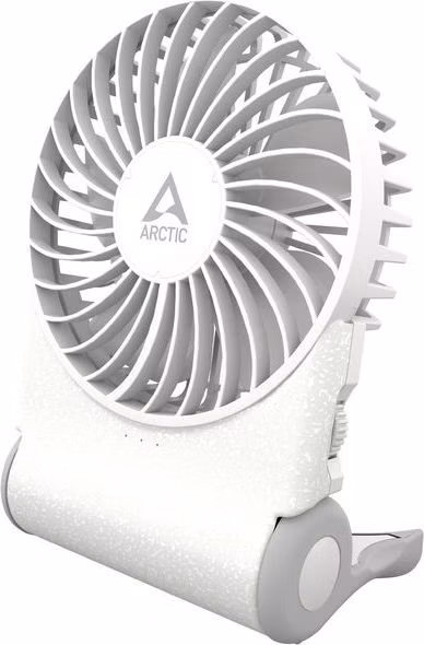 ARCTIC stolní ventilátor Summair White / vrtulový / průměr 9,1 cm / USB / nastavitelný / bílý