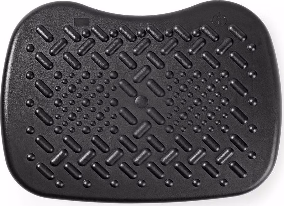 POŠKOZENÝ OBAL - NEDIS ergonomická podnožka/ nastavitelné úhly/ plastová/ černá