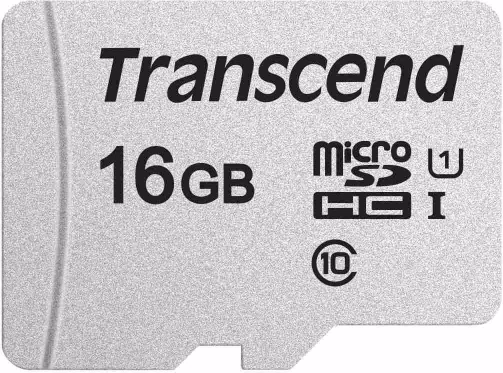 Karta TRANSCEND MicroSDHC 16GB 300S, UHS-I U1, bez adaptéra