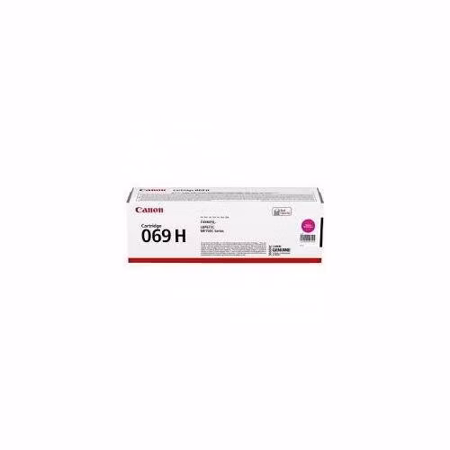 Canon originální vysokokapacitní toner Cartridge 069 H M magenta, MF752Cdw, 754Cdw, LBP673Cdw, kapacita5 500 stran