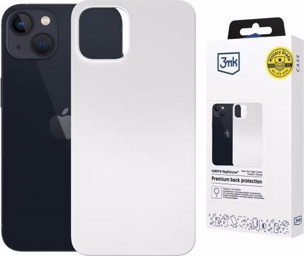 3mk ochranný kryt HARDY MagSilicone pro Apple iPhone 15 Silver-White