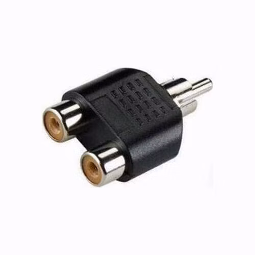 PremiumCord Adaptér 1x Cinch male - 2x Cinch female