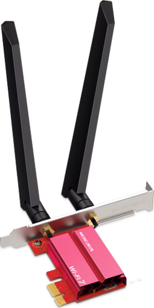 MERCUSYS MA47BE WiFi7 PCIe adapter (BE9300,2,4GHz/5GHz/6GHz,Bluetooth5.4)