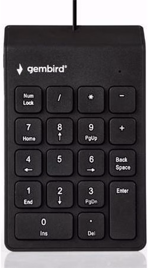 Gembird Numerická klávesnice KPD-U-02, USB, černá