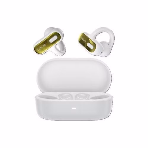 Lenovo Open-Ear Clip-on Earbuds X500 = True Wireless sluchátka v bílé barvě