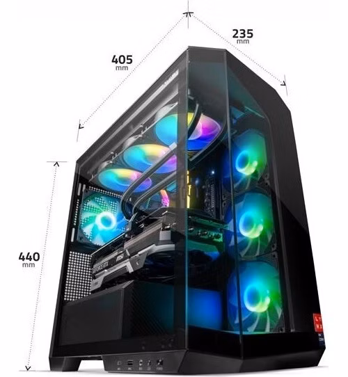 BAZAR - LYNX Challenger Ryzen 7 9800X3D 64GB 4TB SSD NVMe RTX 5080 16G W11 Home - opravený