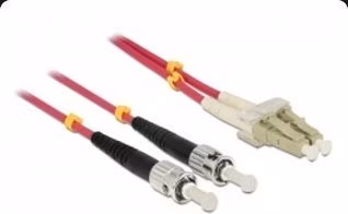 OPTIX LC-ST Optický patch cord 50/125 20m OM4 Duplex