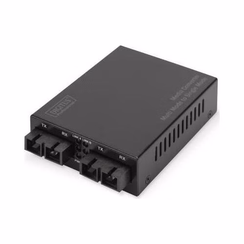 DIGITUS Professional Gigabit Multimode/Singlemode Media Converter SC/SC