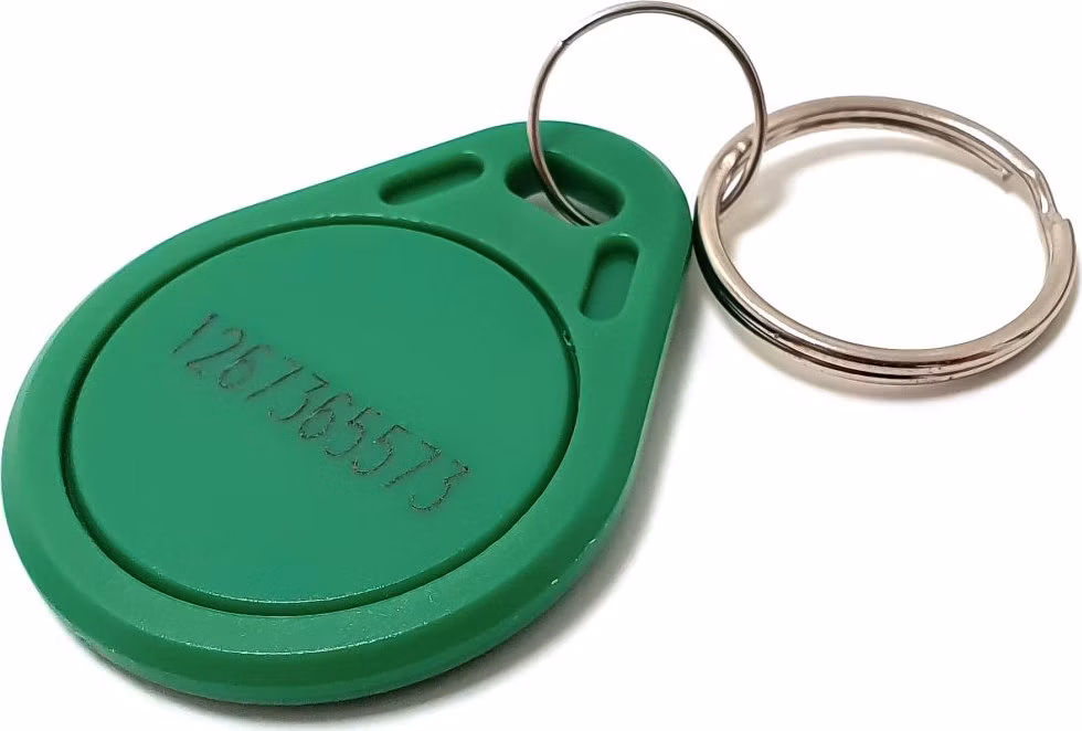 XtendLan Identifikační klíčenka k dveřním stanicím, RFID 125kHz - s číslem - green