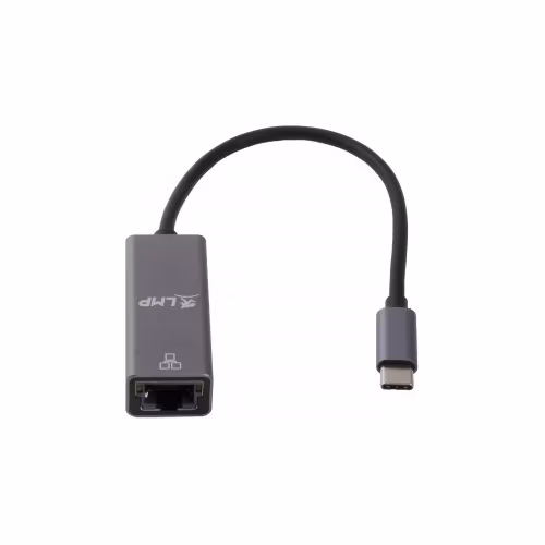 LMP adaptér USB-C to Gigabit Ethertnet - Space Gray Aluminium