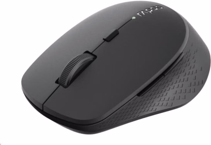Myš RAPOO M300 Silent Wireless Optical Mouse, Multi-mode: 2.4 GHz, Bluetooth 3.0 &amp; 4.0, čierna