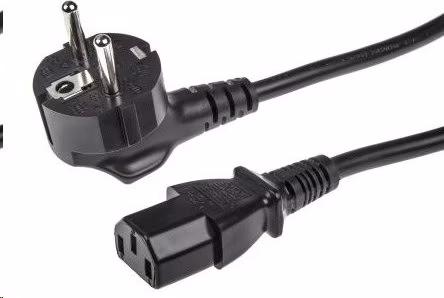 Kábel sieťový / napájací 230V, 1,8m, C13 - Schuko CEE 7/7, High quality