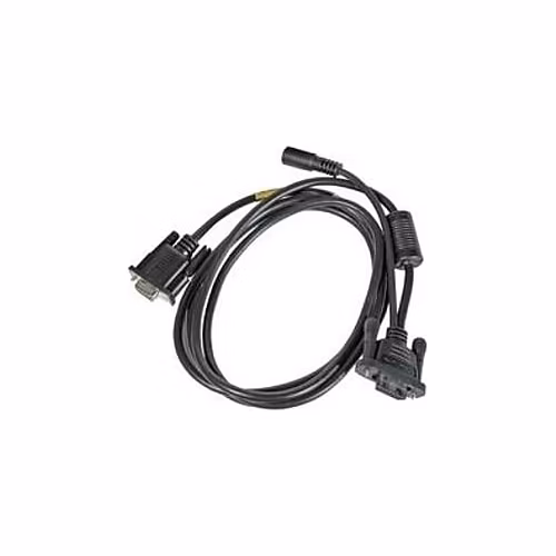 Cable: RS232, čierna, DB9, 5V, 2.9m (9.5') straight, External IO